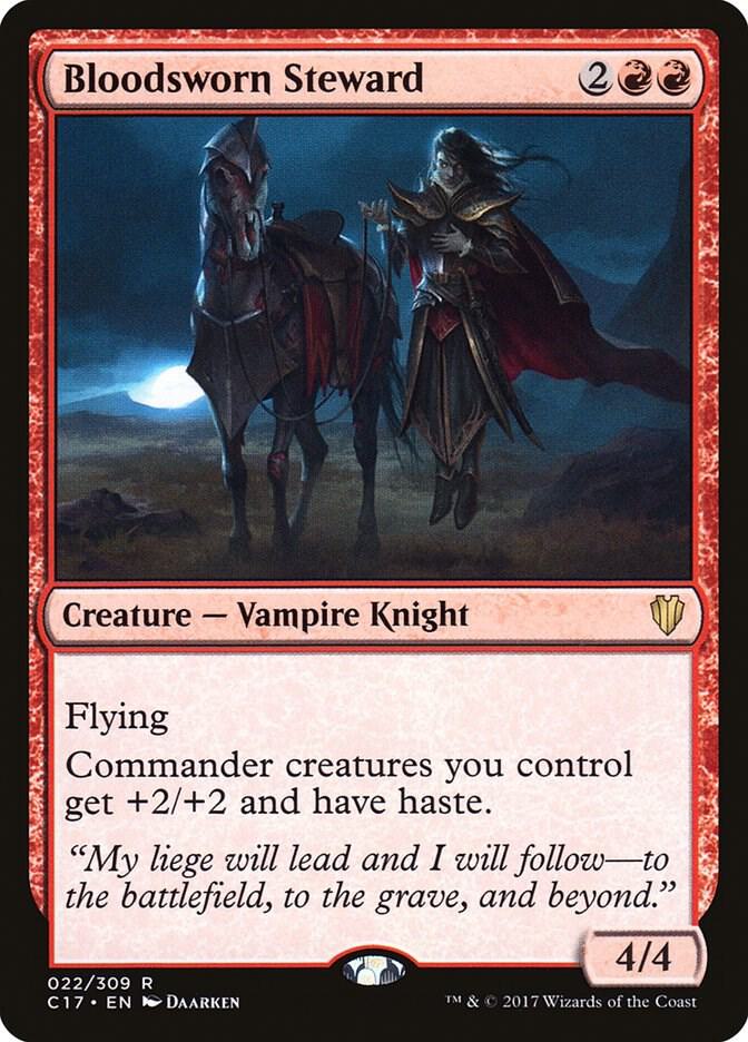 Bloodsworn Steward 22 card from Commander 2017