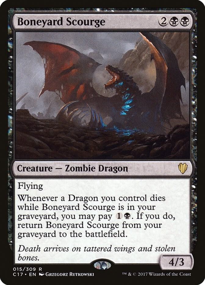 Boneyard Scourge 15 card from Commander 2017
