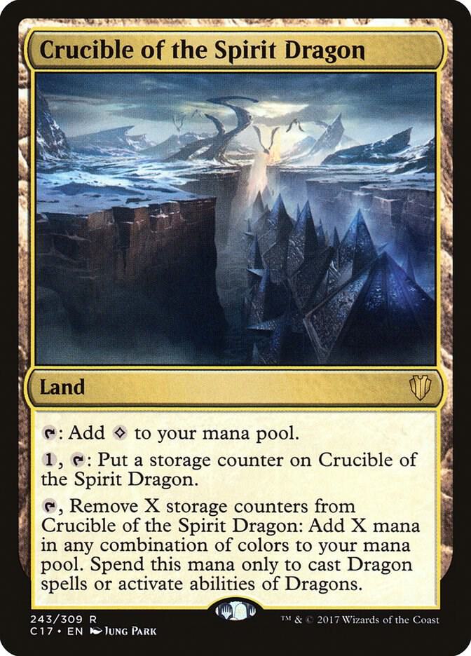 Crucible of the Spirit Dragon 243 card from Commander 2017