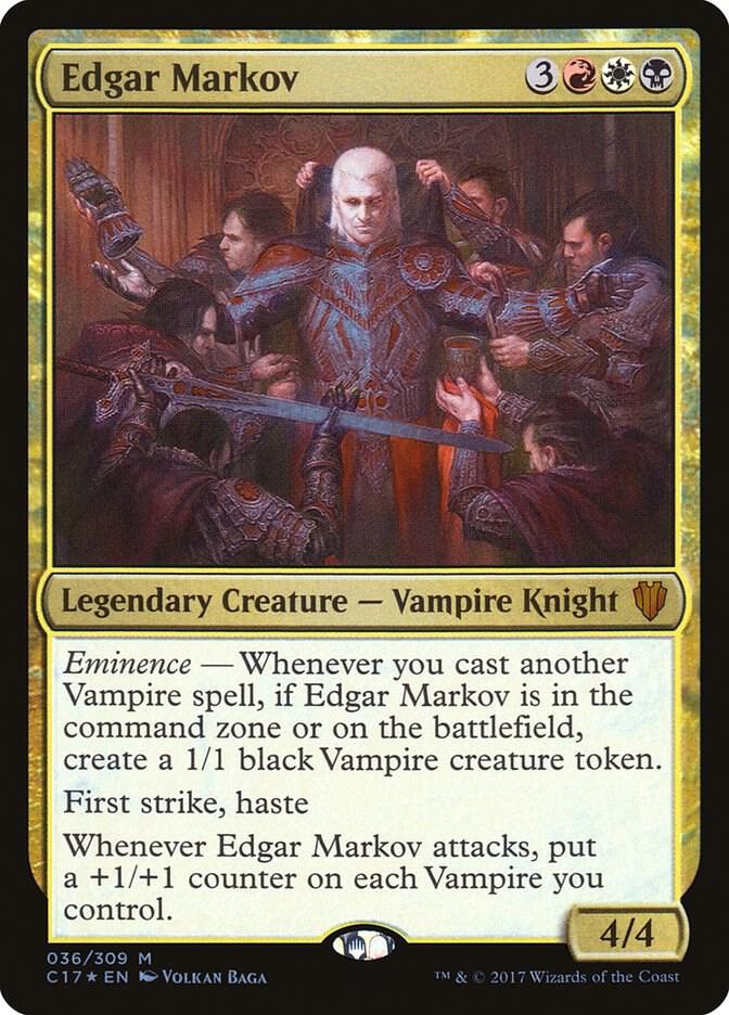 Edgar Markov 36 card from Commander 2017