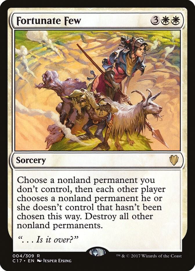 Fortunate Few 4 card from Commander 2017