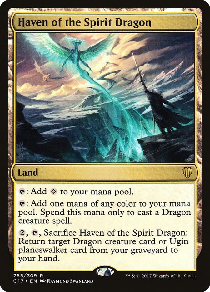 Haven of the Spirit Dragon 255 card from Commander 2017