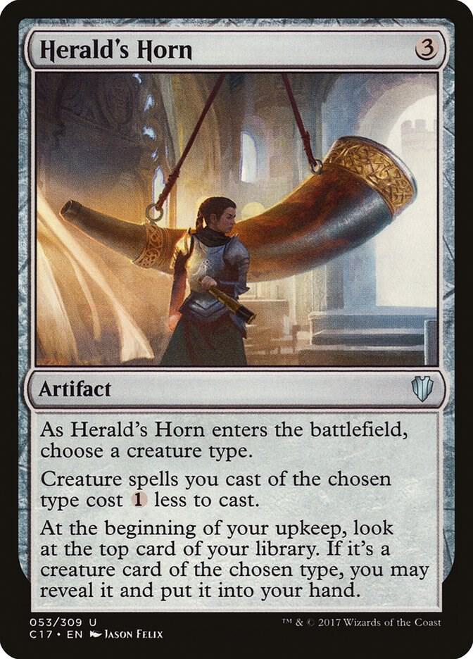 Herald's Horn 53 card from Commander 2017