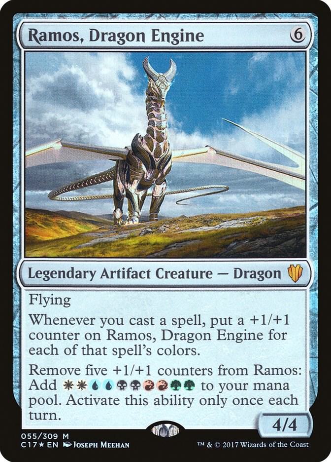 Ramos, Dragon Engine 55 card from Commander 2017