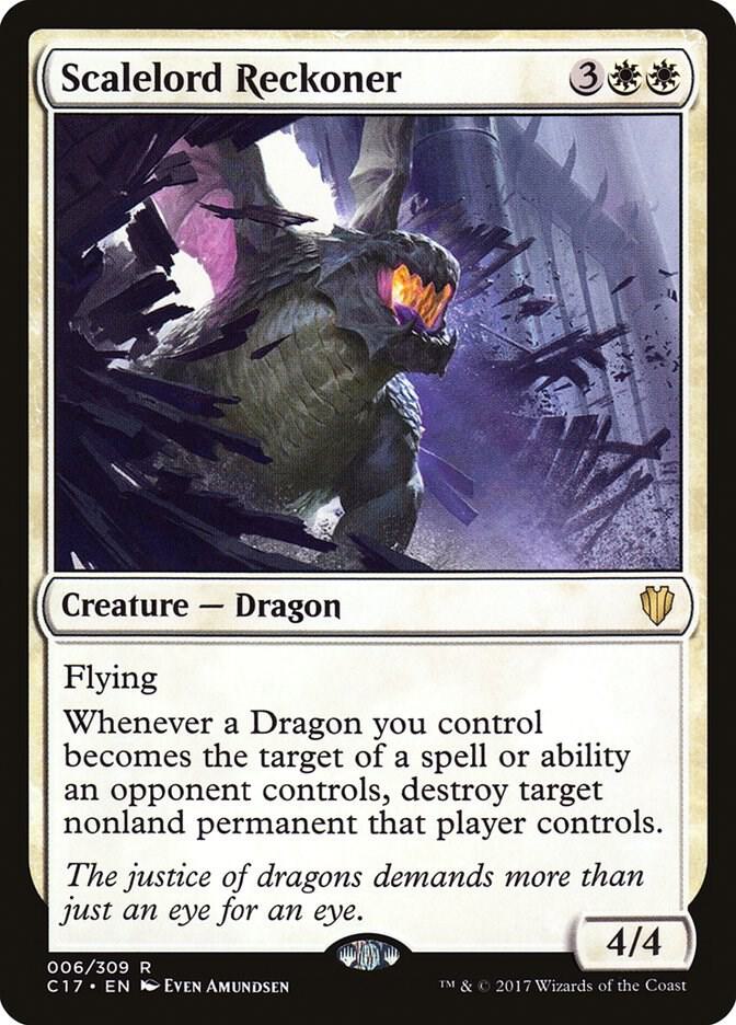 Scalelord Reckoner 6 card from Commander 2017