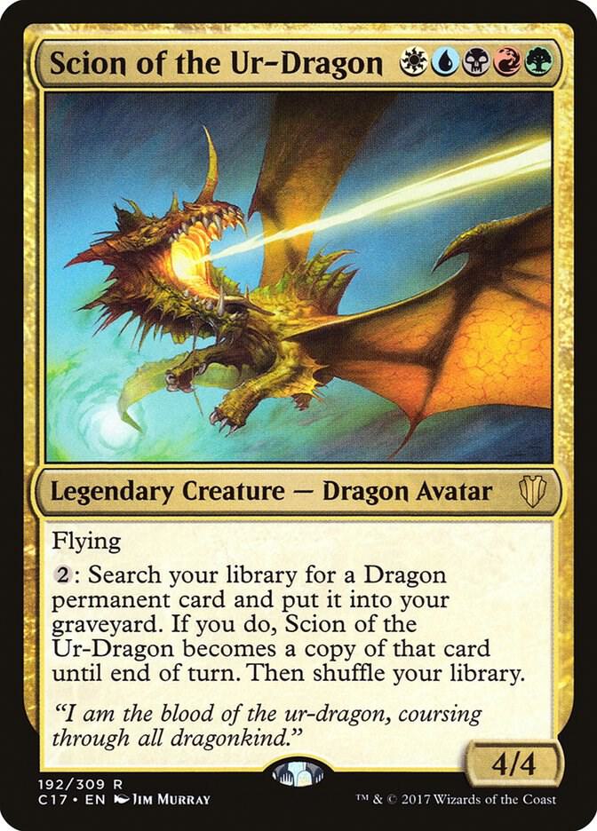 Scion of the Ur-Dragon 192 card from Commander 2017