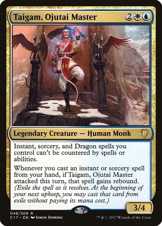 Taigam, Ojutai Master 46 card from Commander 2017