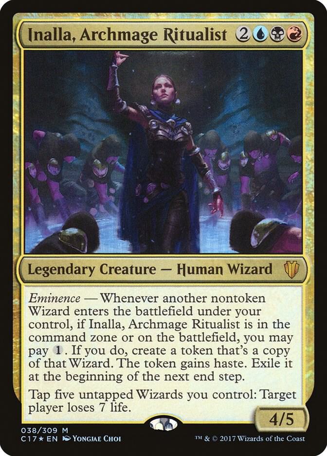 Inalla, Archmage Ritualist 38 card from Commander 2017