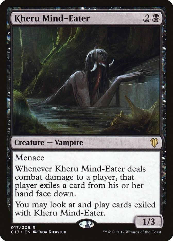 Kheru Mind-Eater 17 card from Commander 2017