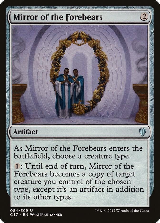 Mirror of the Forebears 54 card from Commander 2017