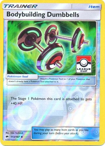 Bodybuilding Dumbbells (League Cup) 113/147 card from League & Championship Cards
