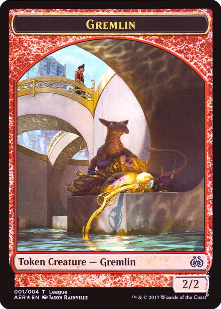 Gremlin // Energy Reserve Double-Sided Token 1 card from League Promos
