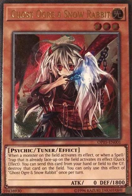 Ghost Ogre & Snow Rabbit (UTR) OP05-EN001 card from OTS Tournament Pack 5