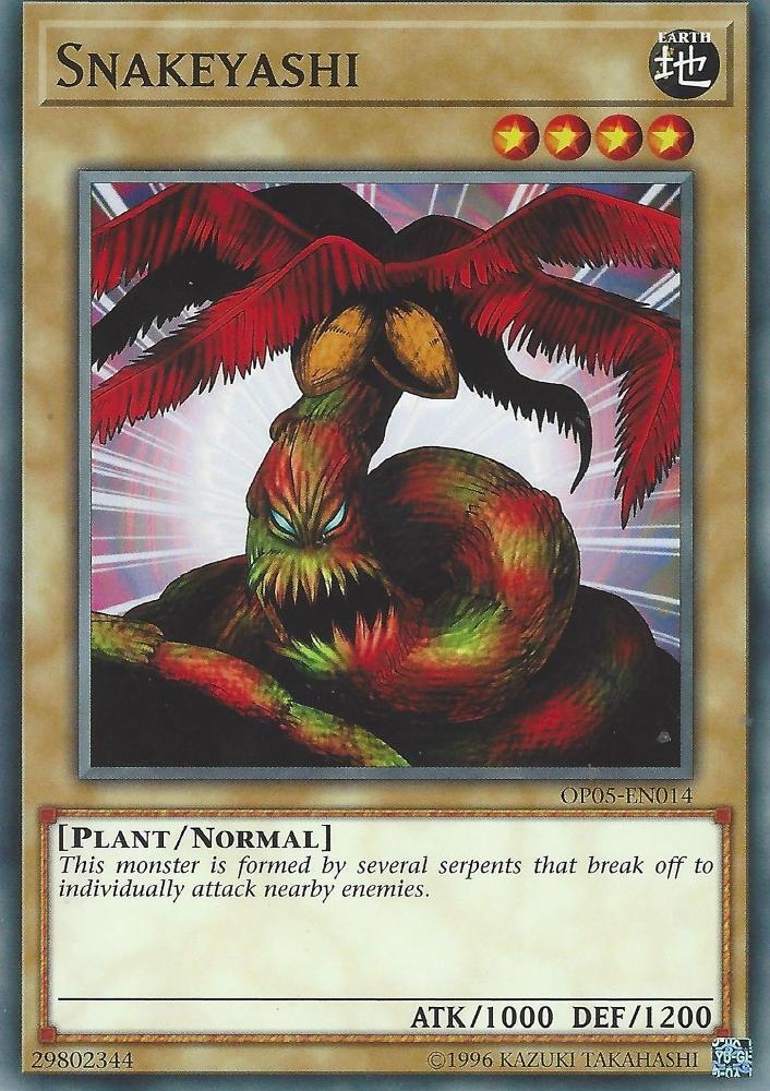 Snakeyashi OP05-EN014 card from OTS Tournament Pack 5