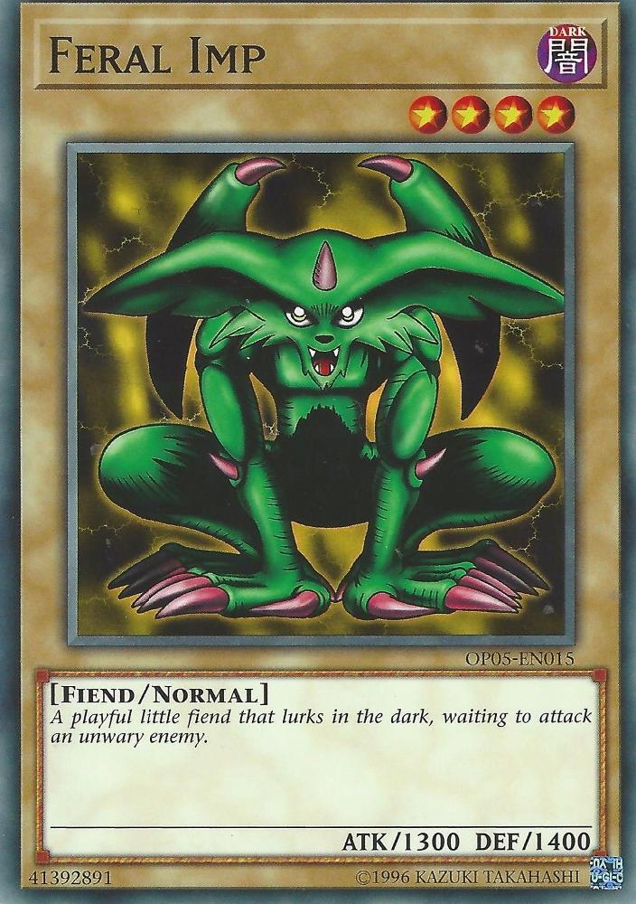 Feral Imp OP05-EN015 card from OTS Tournament Pack 5