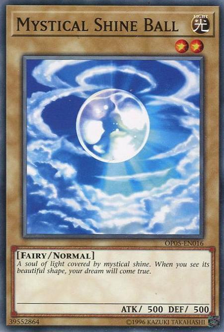 Mystical Shine Ball OP05-EN016 card from OTS Tournament Pack 5
