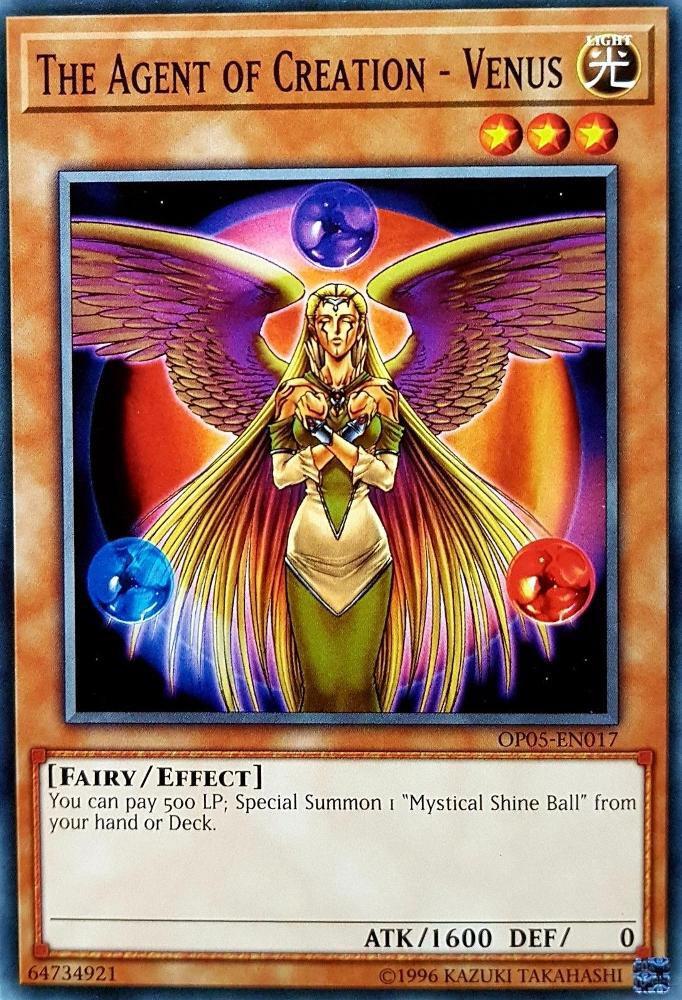 The Agent of Creation - Venus OP05-EN017 card from OTS Tournament Pack 5