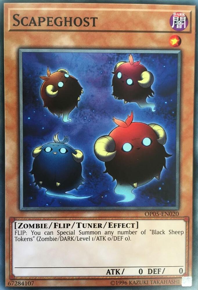 Scapeghost OP05-EN020 card from OTS Tournament Pack 5