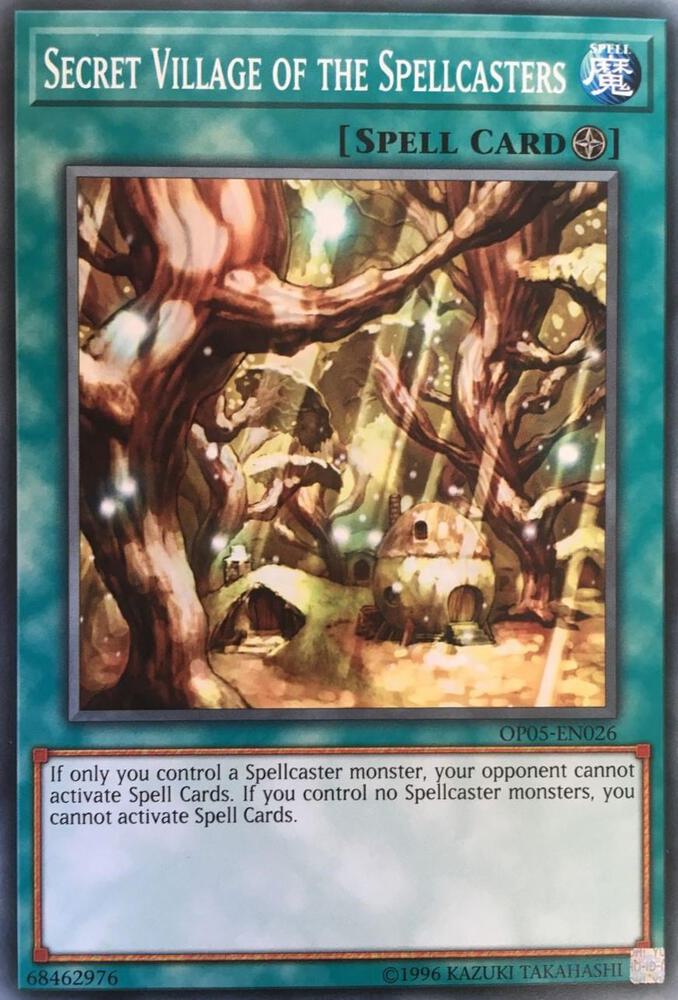 Secret Village of the Spellcasters OP05-EN026 card from OTS Tournament Pack 5