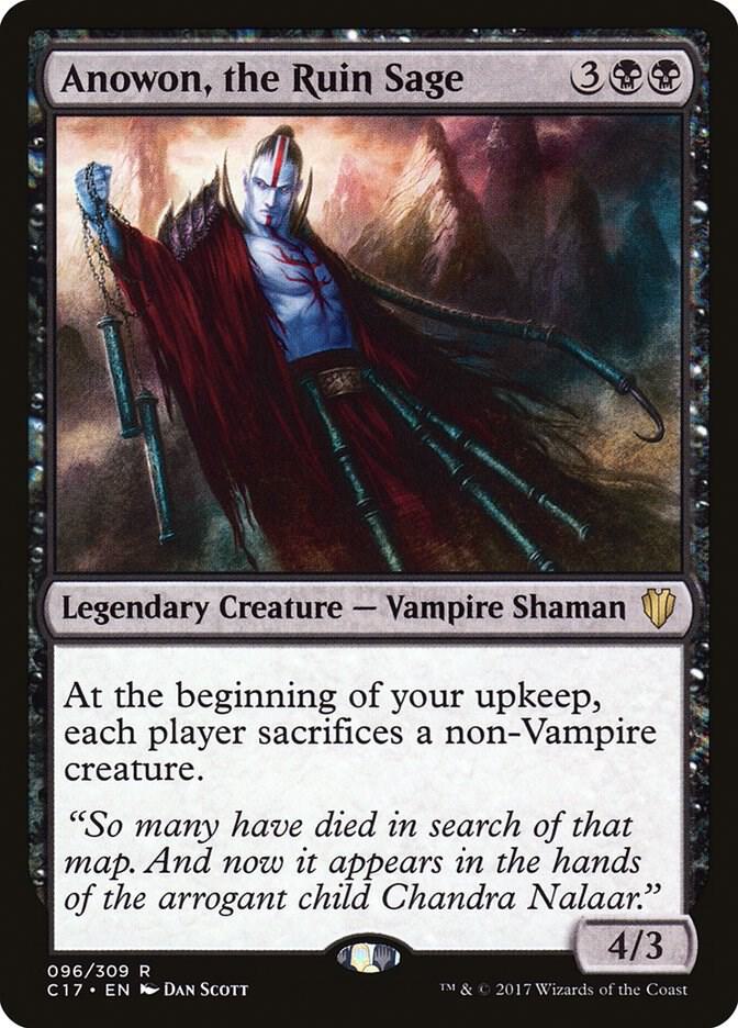Anowon, the Ruin Sage 96 card from Commander 2017