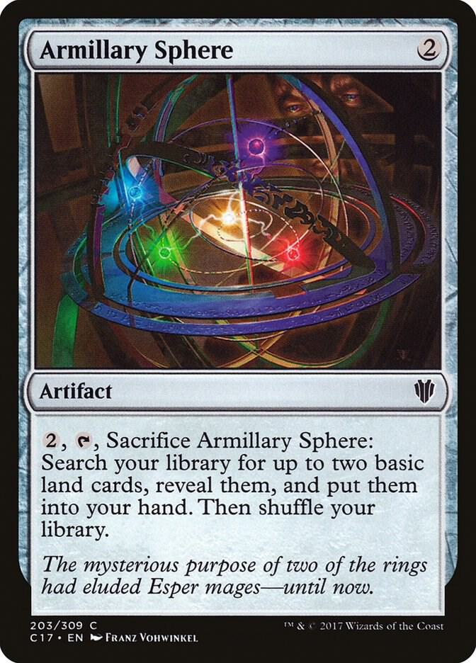 Armillary Sphere 203 card from Commander 2017