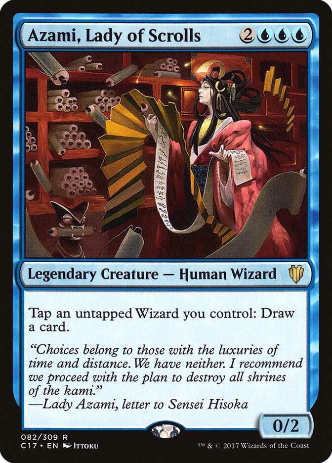 Azami, Lady of Scrolls 82 card from Commander 2017