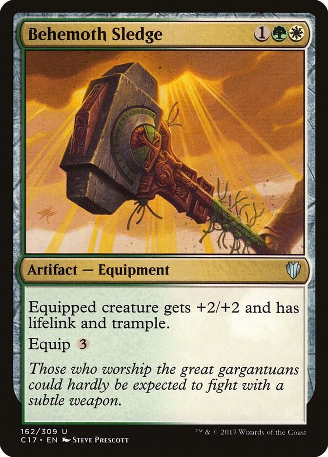 Behemoth Sledge 162 card from Commander 2017