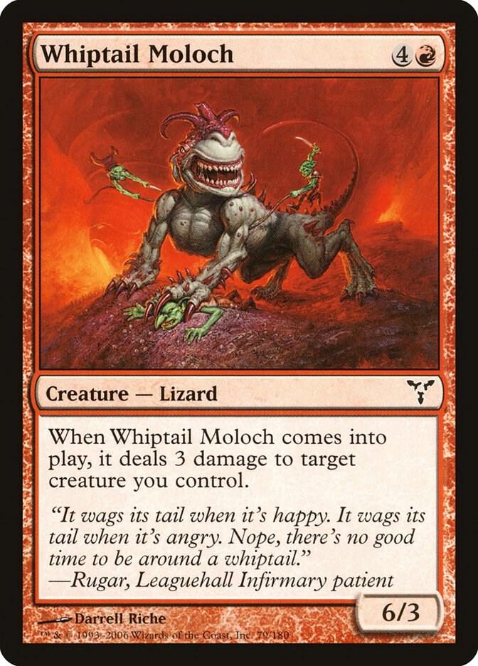 Whiptail Moloch 79 card from Dissension