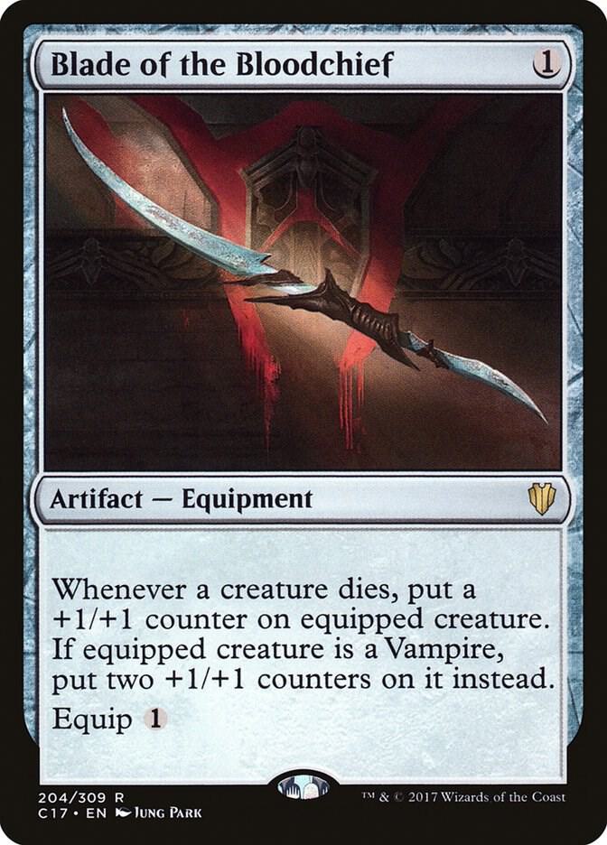 Blade of the Bloodchief 204 card from Commander 2017