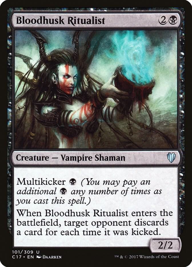 Bloodhusk Ritualist 101 card from Commander 2017