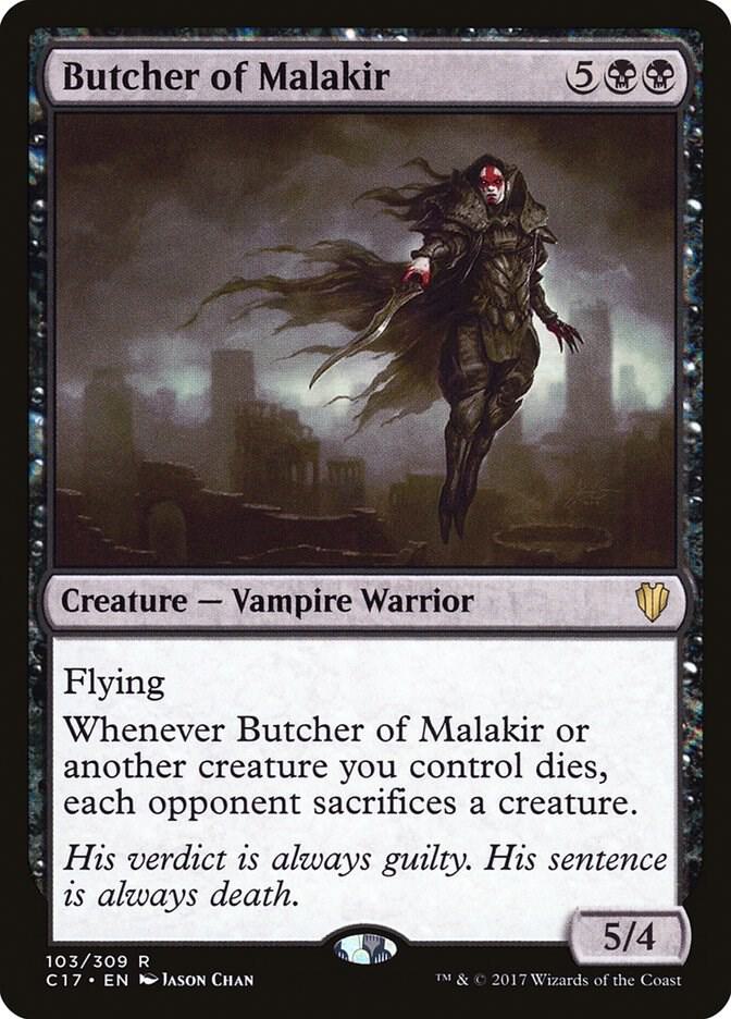 Butcher of Malakir 103 card from Commander 2017