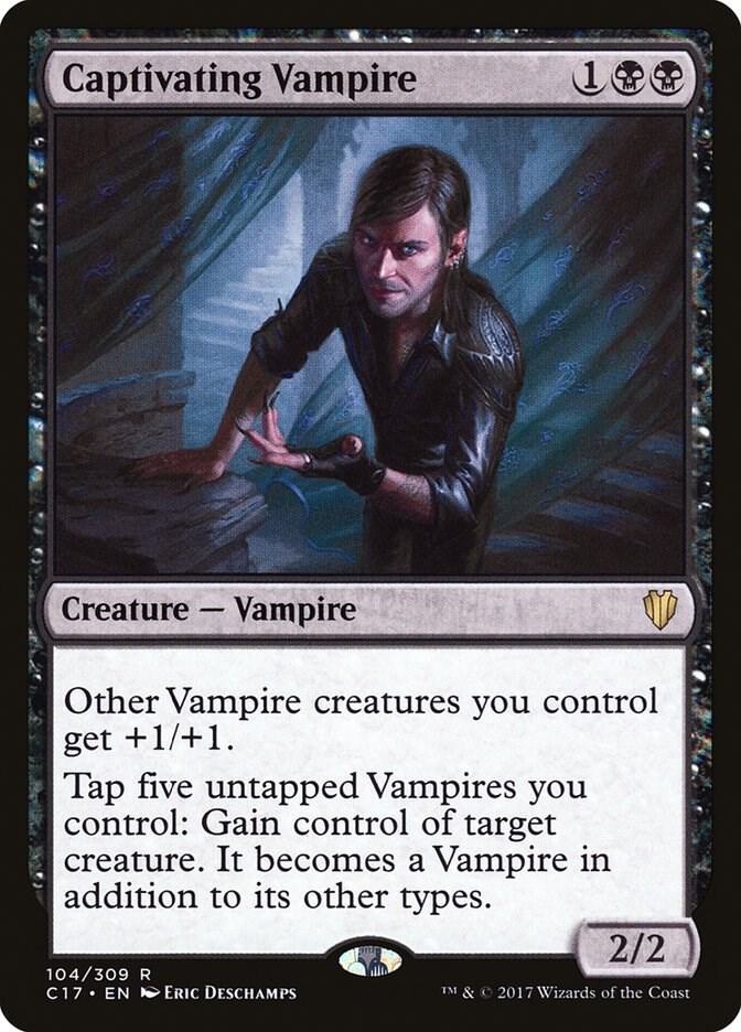 Captivating Vampire 104 card from Commander 2017