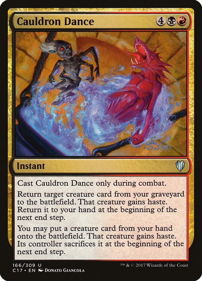 Cauldron Dance 166 card from Commander 2017