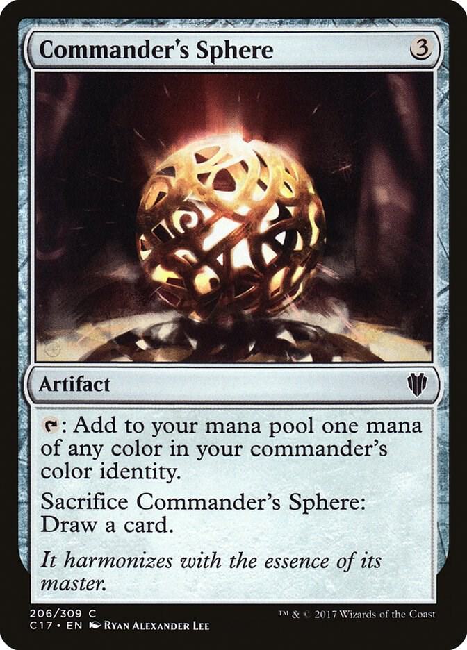 Commander's Sphere 206 card from Commander 2017