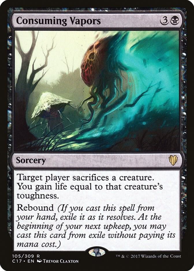 Consuming Vapors 105 card from Commander 2017