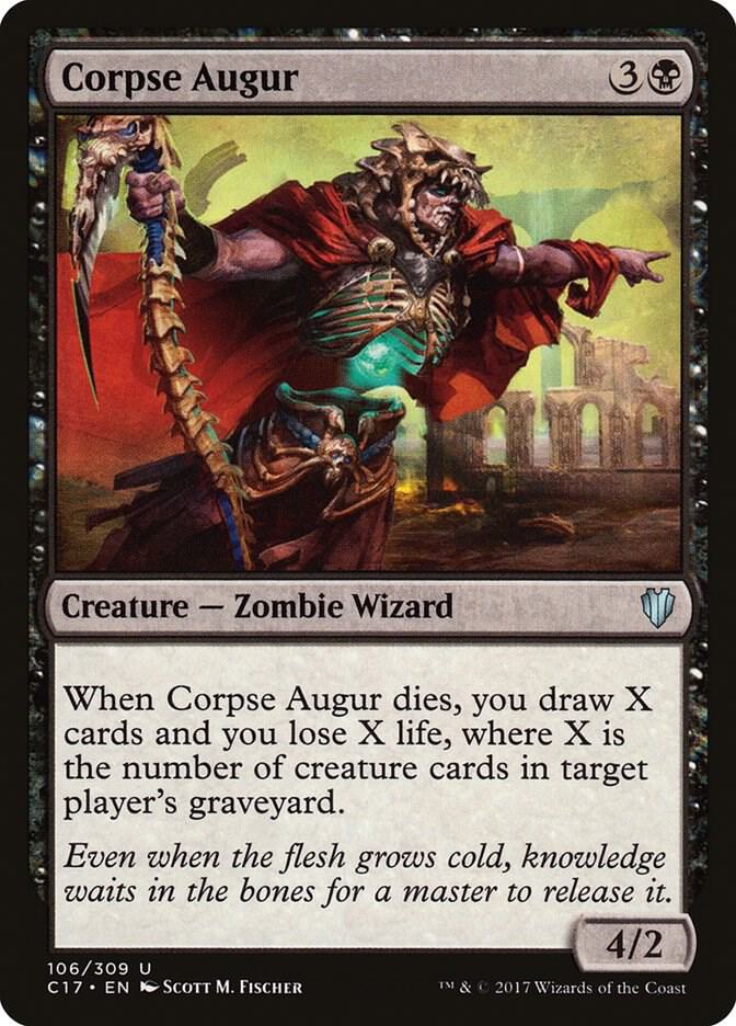 Corpse Augur 106 card from Commander 2017