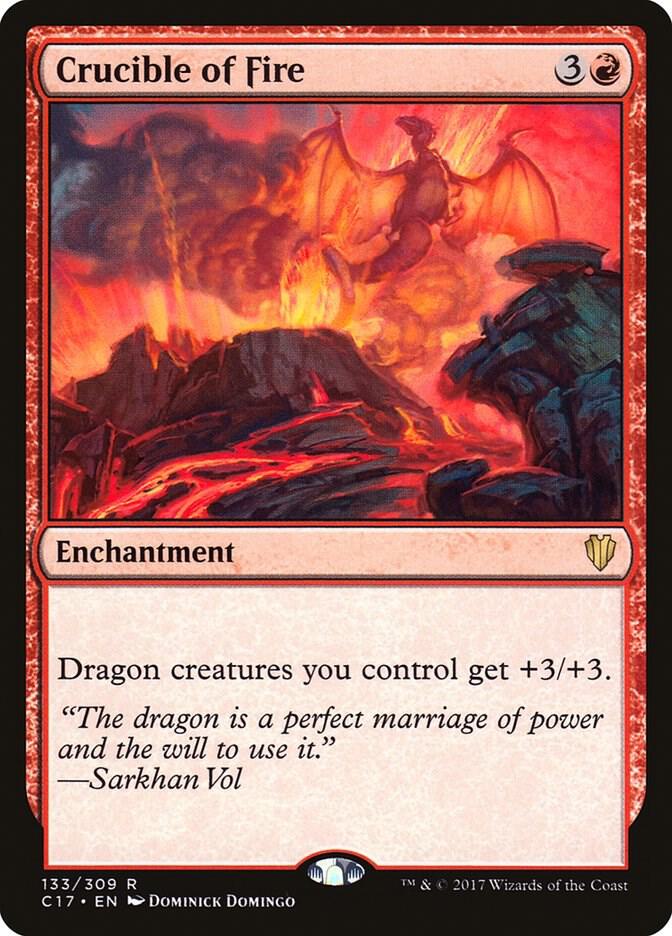 Crucible of Fire 133 card from Commander 2017