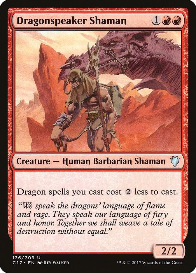 Dragonspeaker Shaman 136 card from Commander 2017