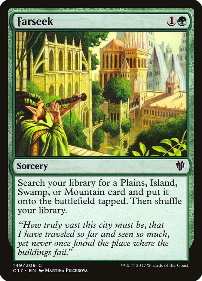 Farseek 149 card from Commander 2017