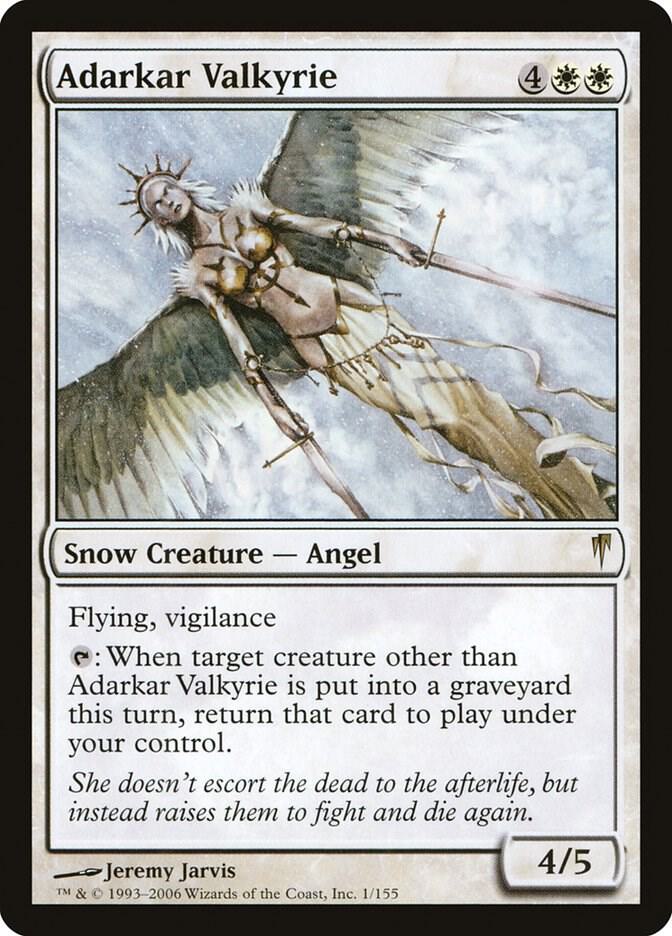 Adarkar Valkyrie 1 card from Coldsnap