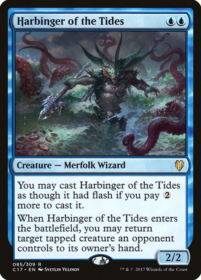 Harbinger of the Tides 85 card from Commander 2017