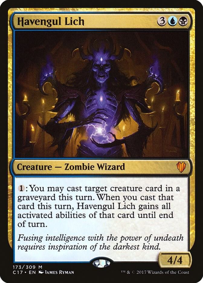 Havengul Lich 173 card from Commander 2017