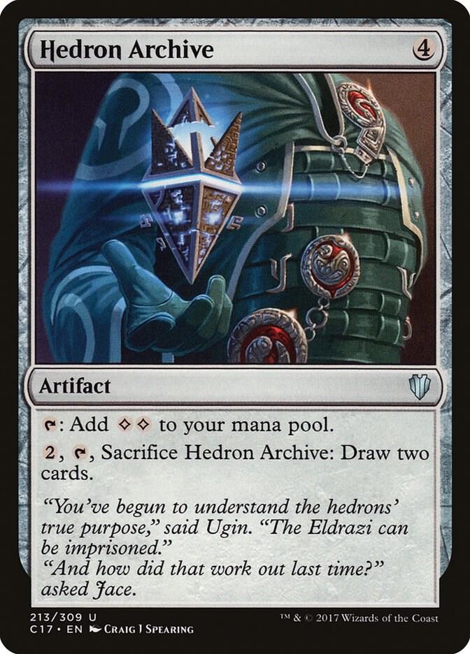Hedron Archive 213 card from Commander 2017