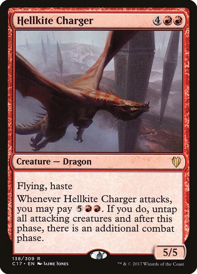 Hellkite Charger 138 card from Commander 2017