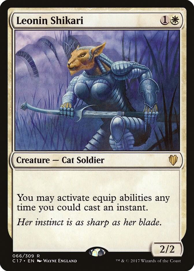 Leonin Shikari 66 card from Commander 2017