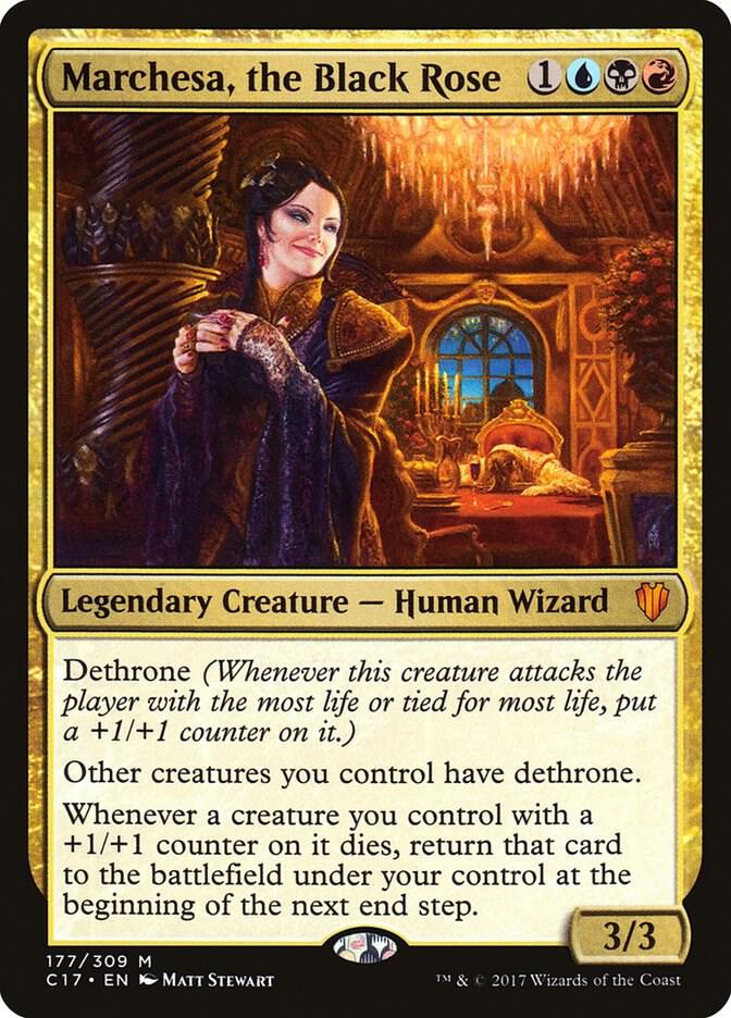 Marchesa, the Black Rose 177 card from Commander 2017