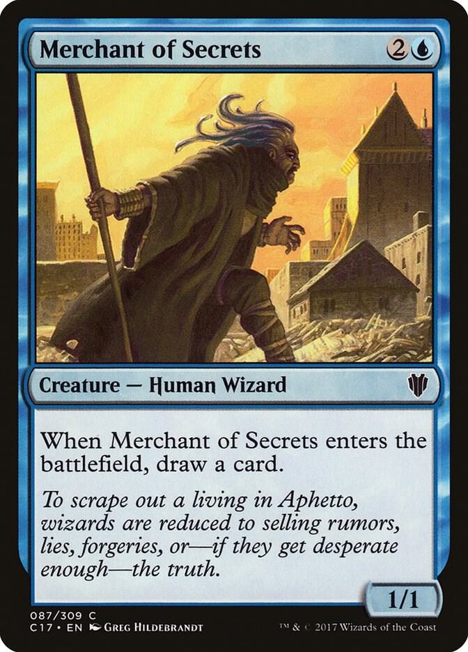 Merchant of Secrets 87 card from Commander 2017