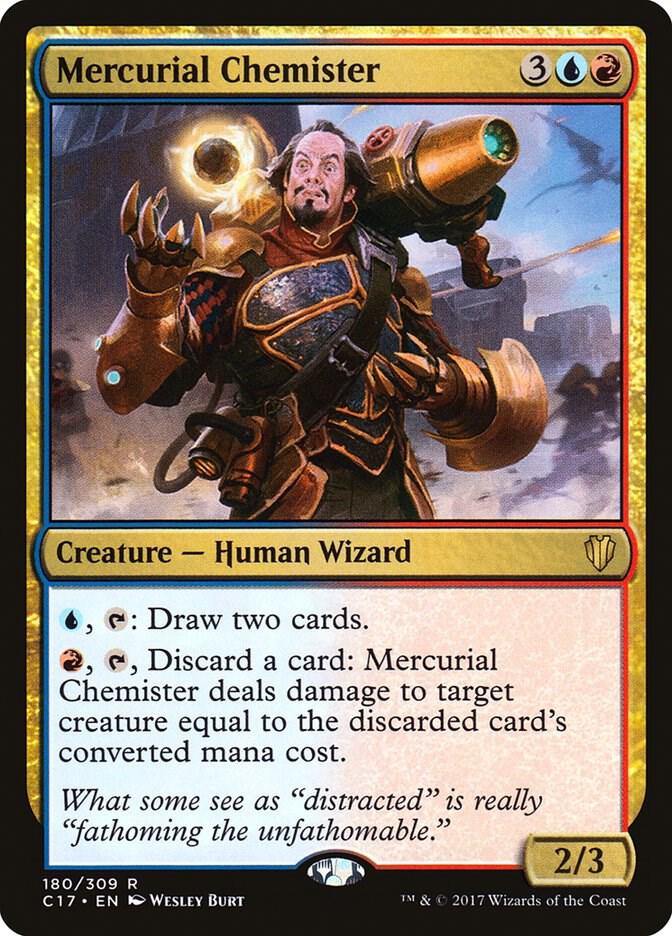 Mercurial Chemister 180 card from Commander 2017