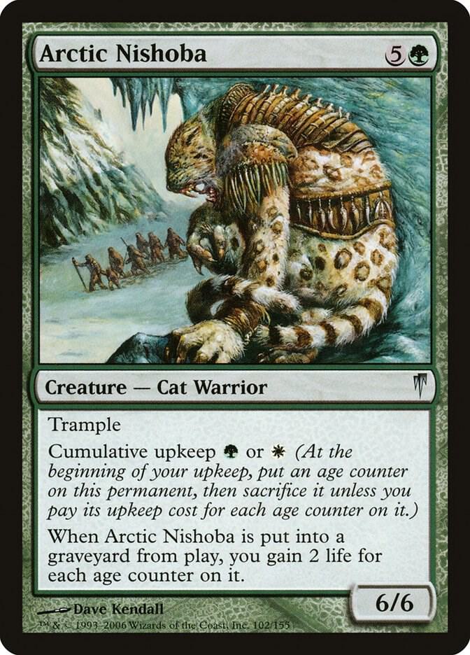 Arctic Nishoba 102 card from Coldsnap