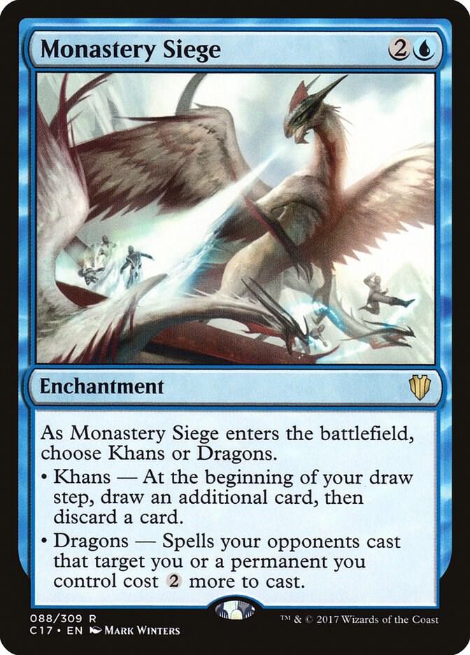 Monastery Siege 88 card from Commander 2017